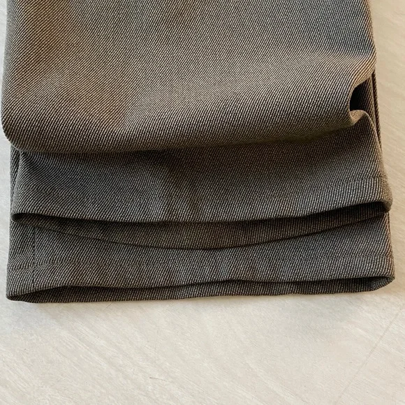 Armani Collezioni Wool Blend Brown Tan Trousers Pants Luxury Designer Minimalist - Picture 15 of 16